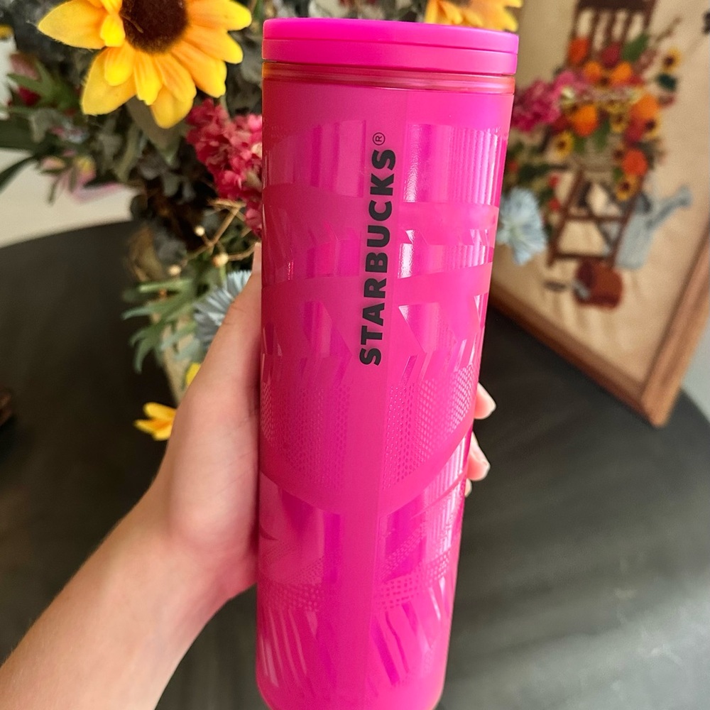 Pink Starbucks Tumbler